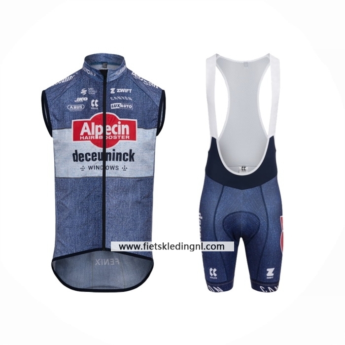 2024 Windvest Alpecin Deceuninck Blauw En Koersbroek